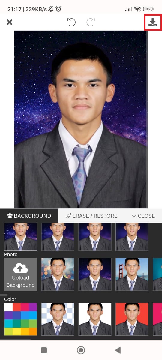 download remove bg hp