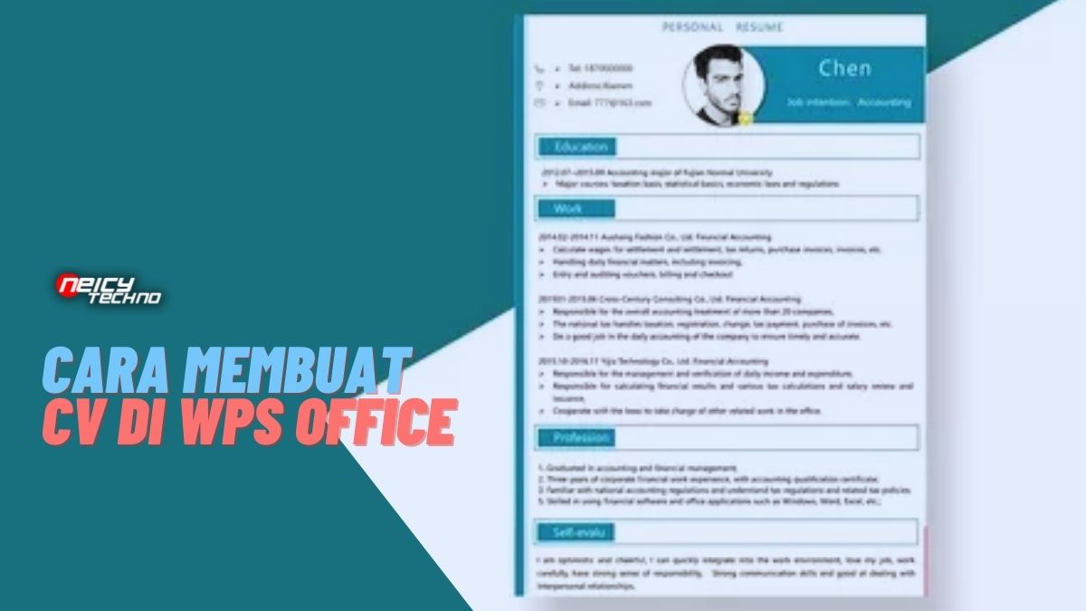 Cara Membuat CV di WPS Office