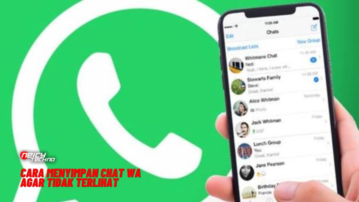 Cara Menyimpan Chat Wa Agar Tidak Terlihat