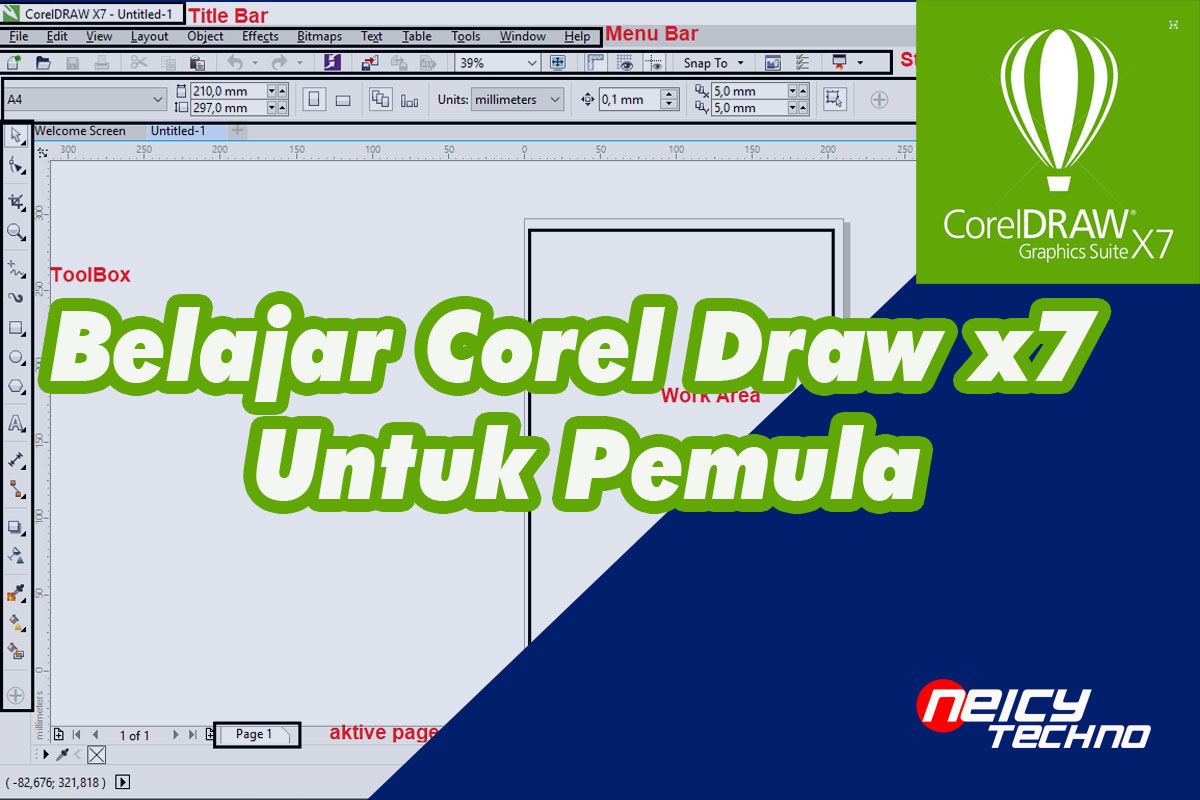 Belajar Corel Draw x7 Untuk Pemula