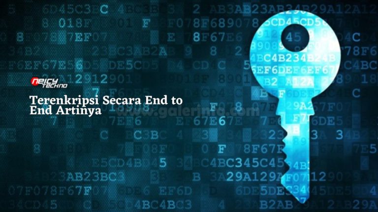 Terenkripsi Secara End to End Artinya