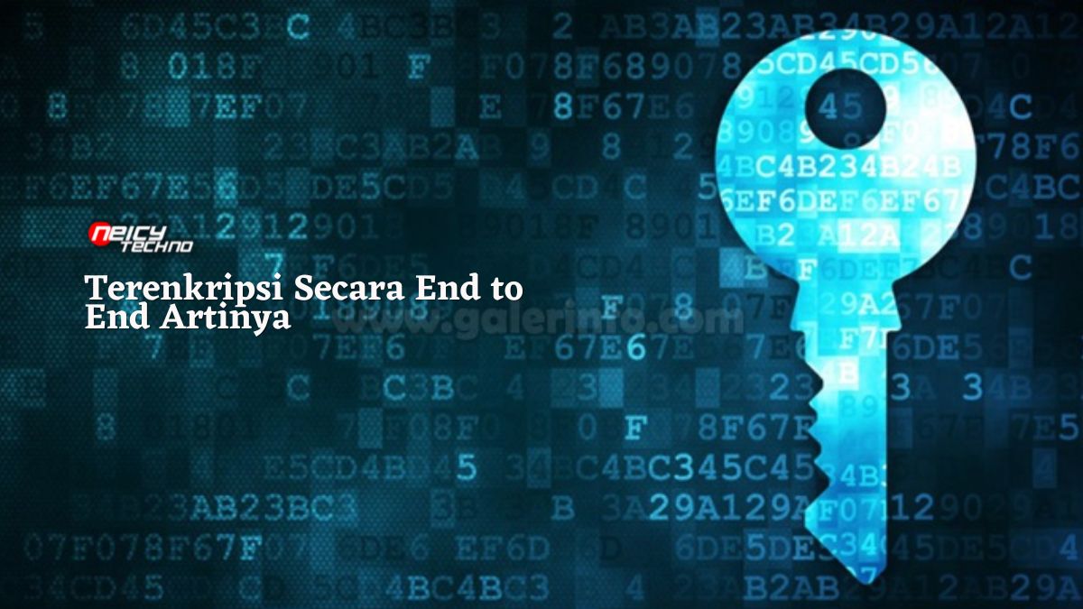 Terenkripsi Secara End to End Artinya
