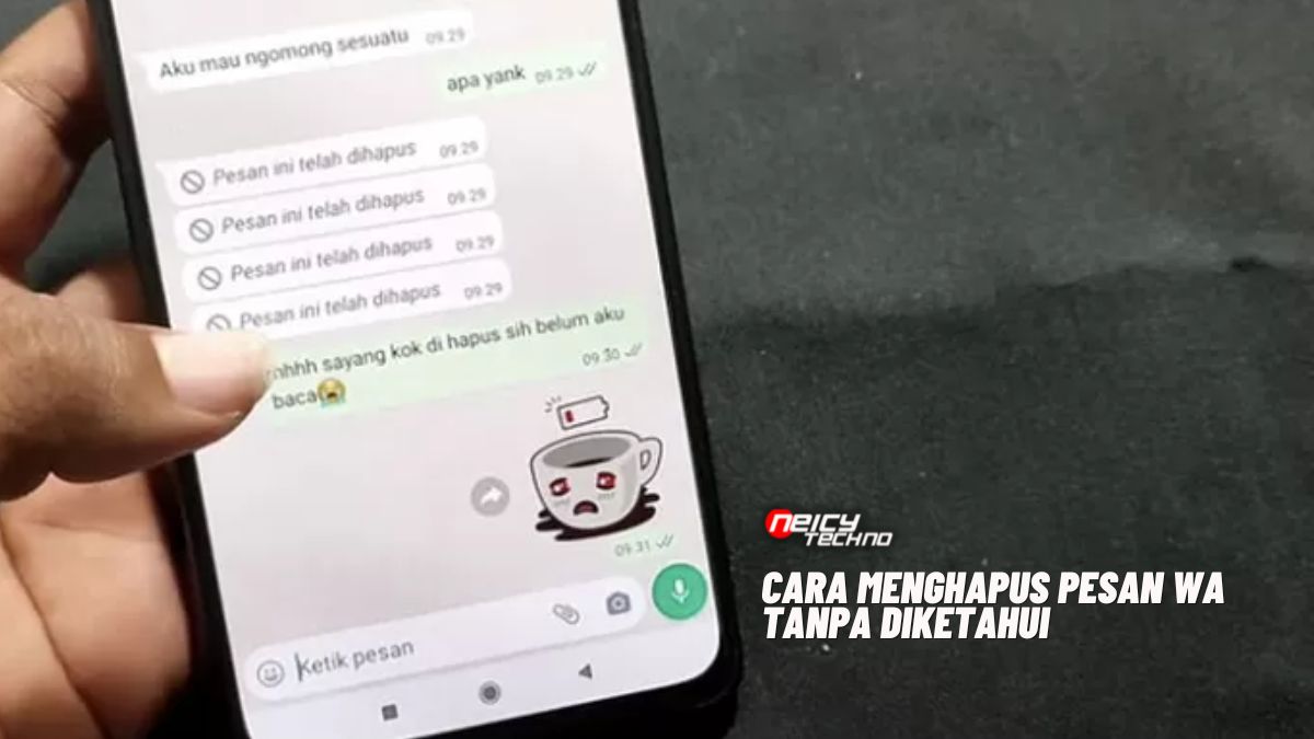 Cara Menghapus Pesan WA Tanpa Diketahui