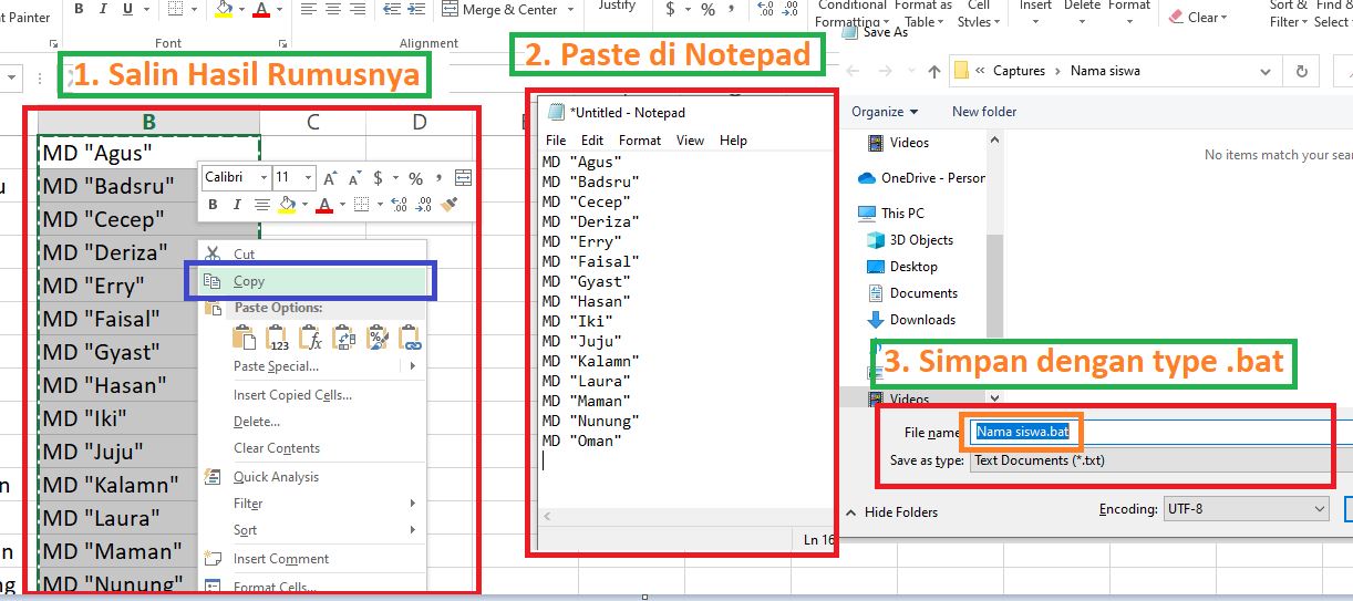 Cara Membuat Banyak Folder Sekaligus Secara Otomatis di Windows