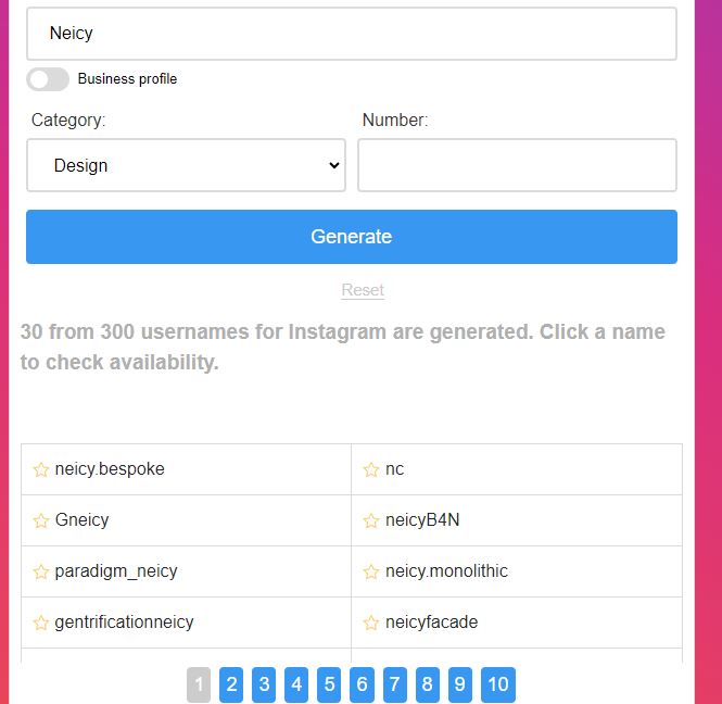Cute Name Generator