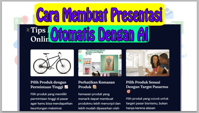 Cara Membuat Presentasi Otomatis Dengan AI