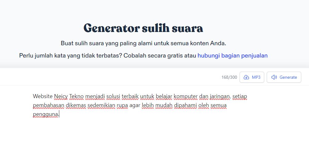 Cara Mengubah Teks/Tulisan Menjadi Suara Online di Google