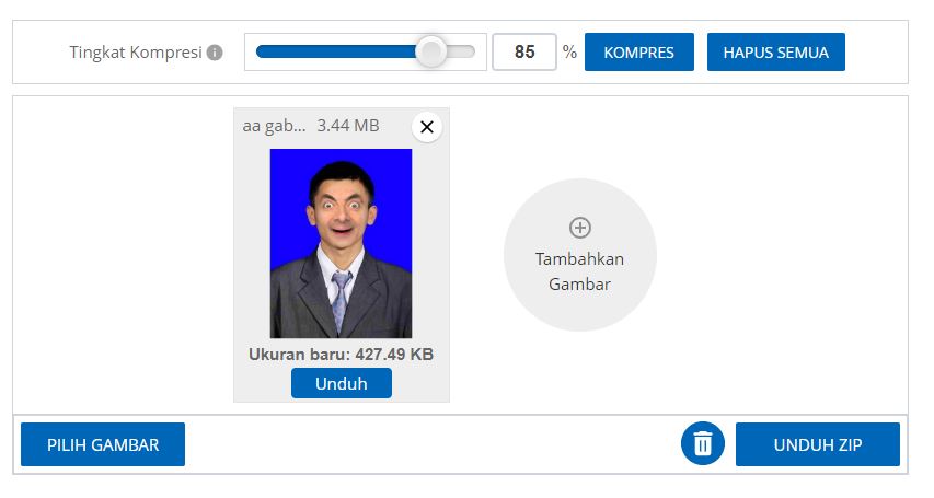 Ubah Ukuran Foto 500kb