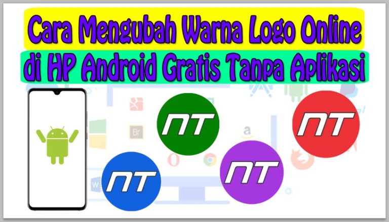 Cara Mengubah Warna Logo Online di HP Android Gratis Tanpa Aplikasi