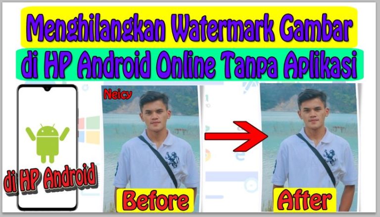 Cara Menghilangkan Watermark Gambar di HP Android Online Gratis Tanpa Aplikasi