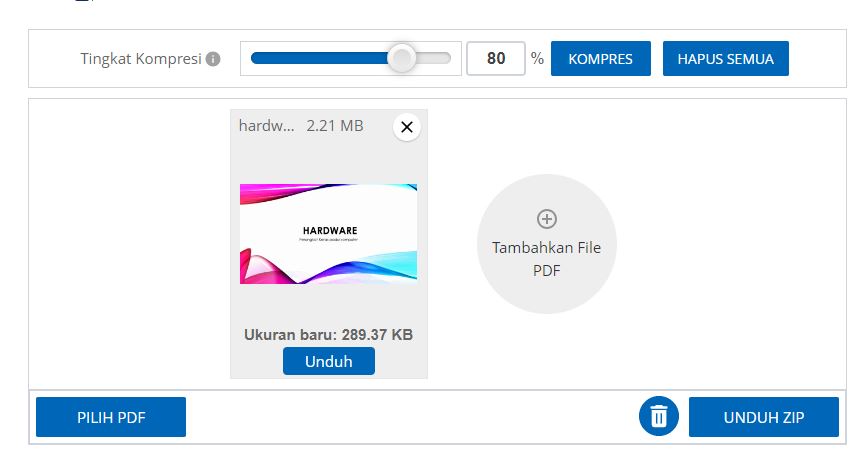 Cara Mengecilkan Ukuran PDF di Laptop Online Gratis Tanpa Aplikasi