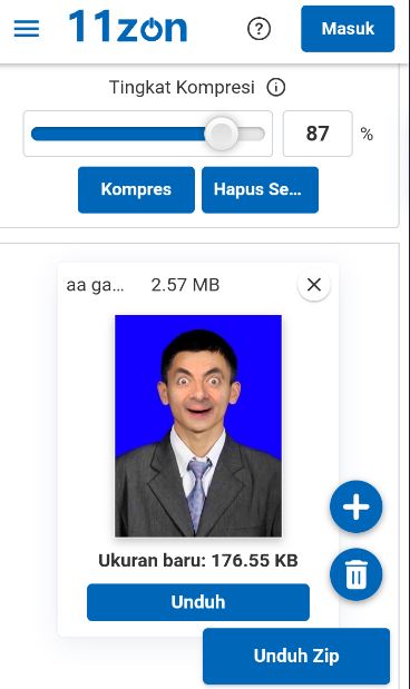 Cara Mengubah Ukuran Foto JPEG Menjadi kurang dari 200kb Online di HP Android