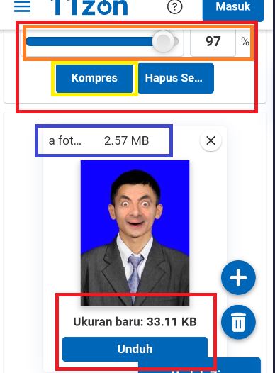 Cara Memperkecil Ukuran Foto Menjadi Kurang Dari 50 kb di HP Android Online Tanpa Aplikasi