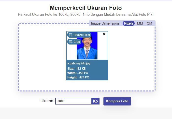 Cara Memperbesar Ukuran JPG Menjadi 2 MB Online Tanpa Aplikasi