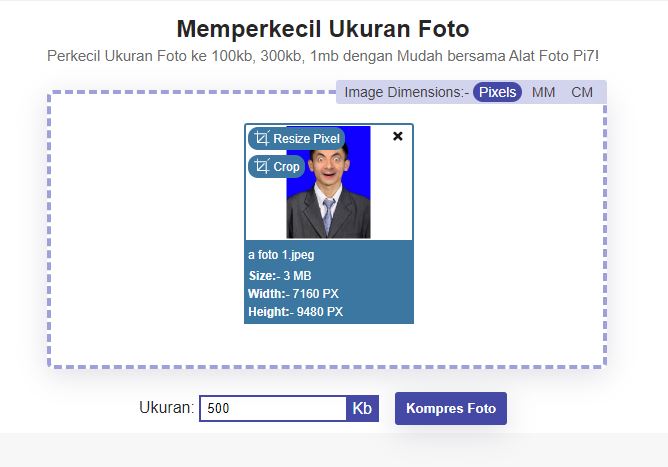 Cara Mengubah Ukuran Foto Menjadi 500KB Online Gratis Tanpa Aplikasi