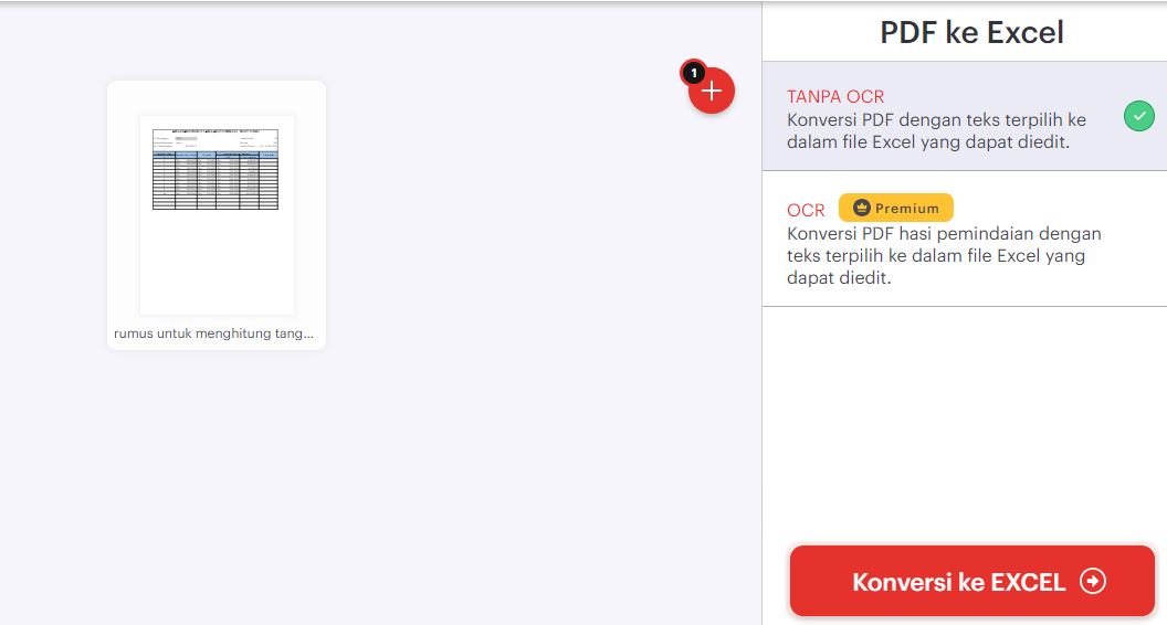 Cara Mengubah PDF Menjadi Excel Online Tanpa Aplikasi