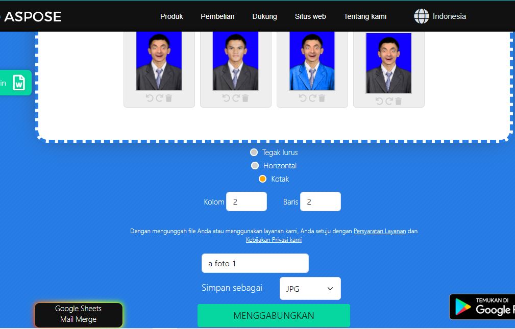 Cara Menggabungkan Beberapa Foto Menjadi Satu Online Gratis