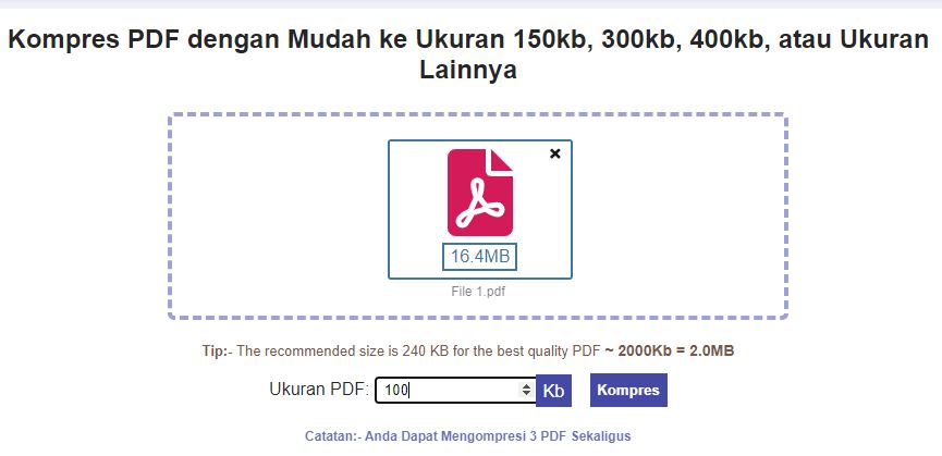 [Terbaru 2024] Cara Kompres File PDF Menjadi Kurang dari 200 kb Online
