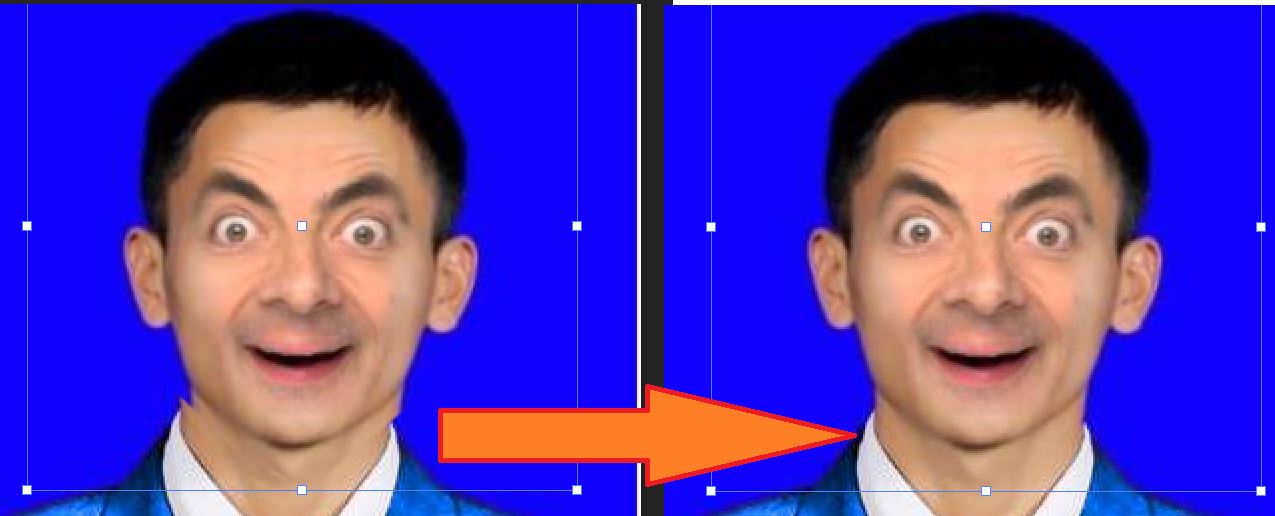 Memperbaiki dan meluruskan foto yang miring online