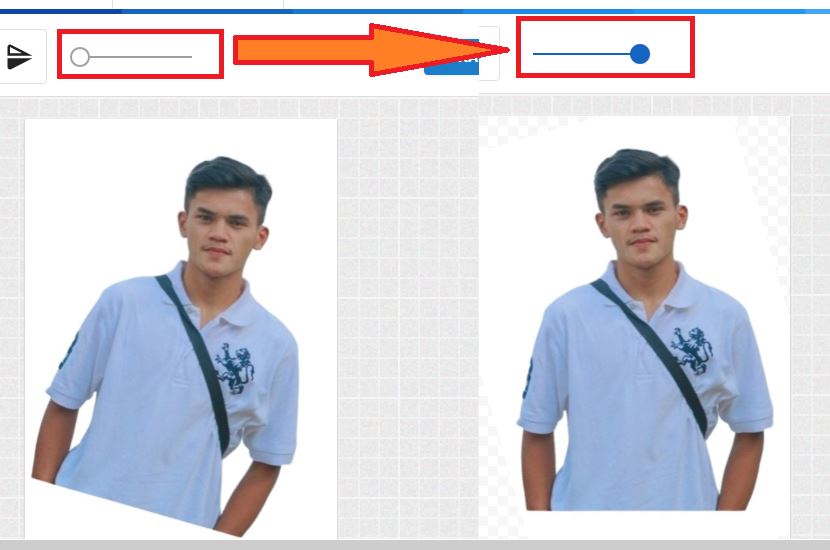 Meluruskan Foto yang Miring Online