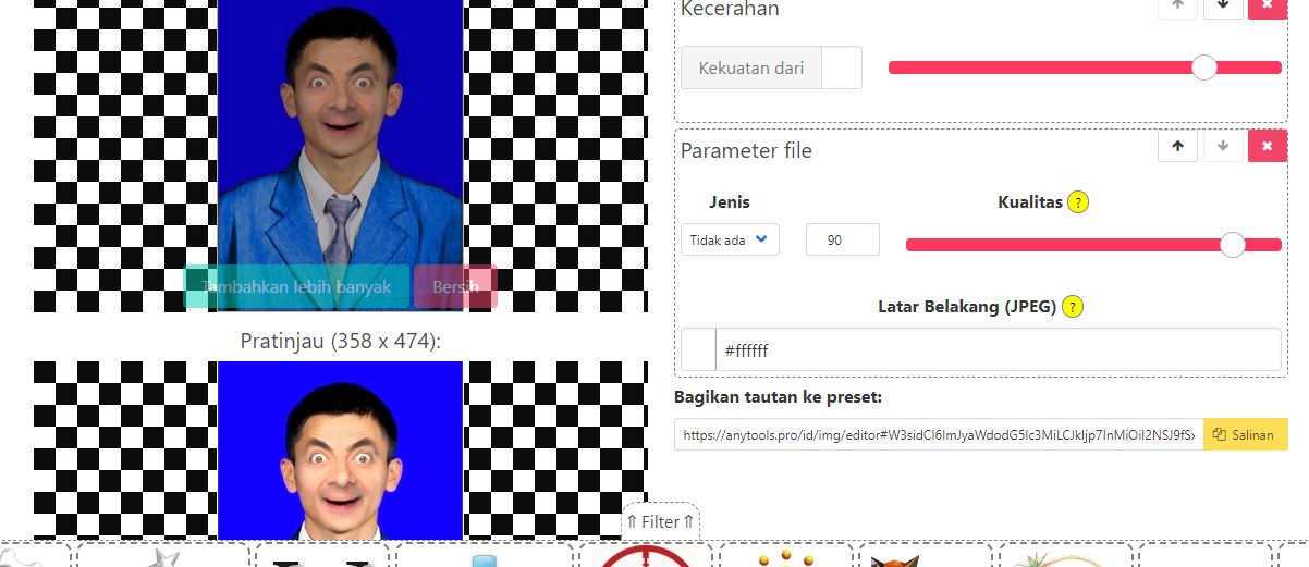 Cara Mencerahkan Foto Online Gratis