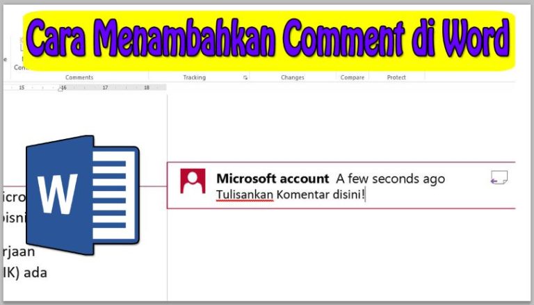 Cara Menambahkan Comment di Word