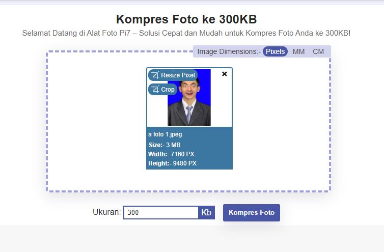 Cara Mengubah Ukuran Foto Menjadi 300Kb Online Gratis Tanpa Aplikasi