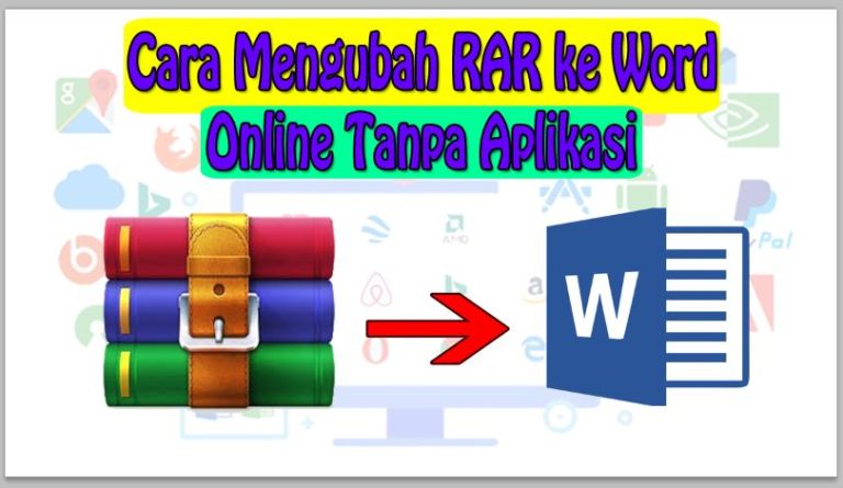 Cara Mengubah RAR ke Word Online Tanpa Aplikasi