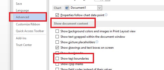 Cara Menghilangkan Garis Text Boundaries di Microsoft Word