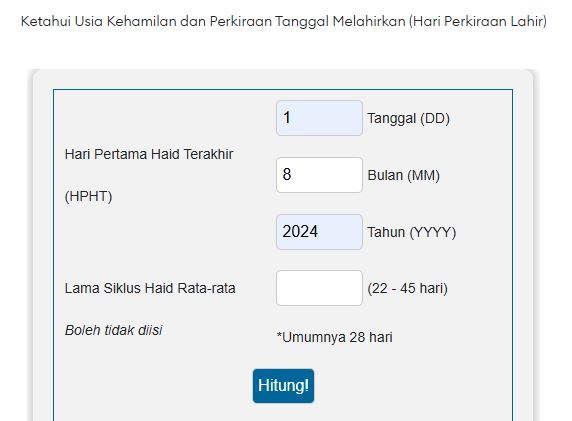 Cara Menghitung HPL Online