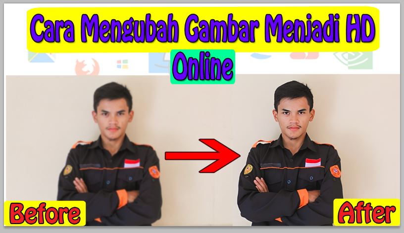 Cara Mengubah Gambar Menjadi HD Online