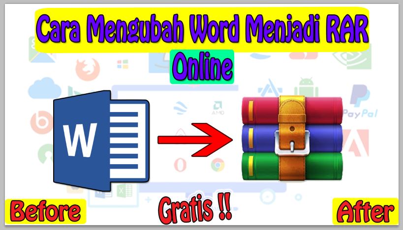 Cara Mengubah Word Menjadi RAR Online