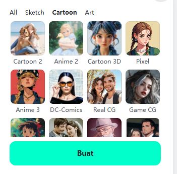 Mengubah Foto Sendiri Menjadi Kartun Online