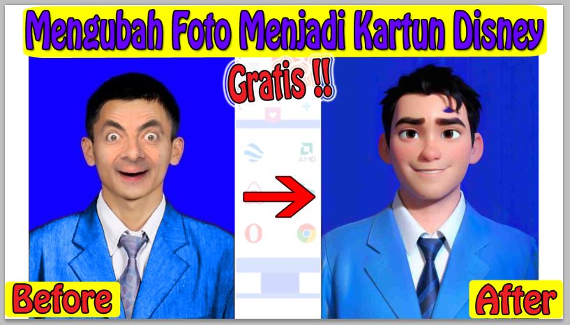 Cara Mengubah Foto Menjadi Kartun Disney Online Tanpa Aplikasi