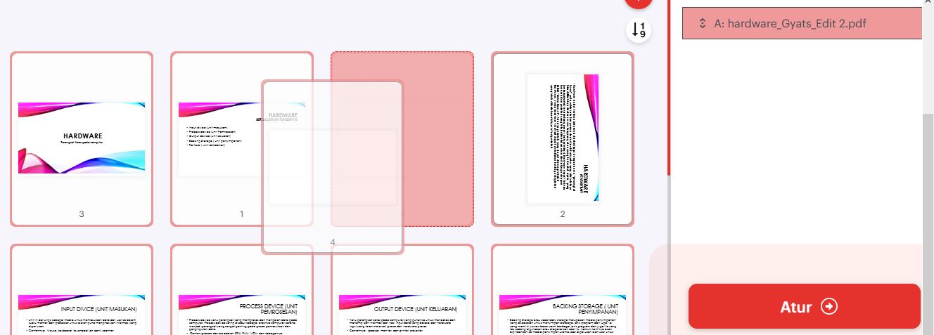 Cara Mengubah Urutan Halaman di PDF Online Gratis