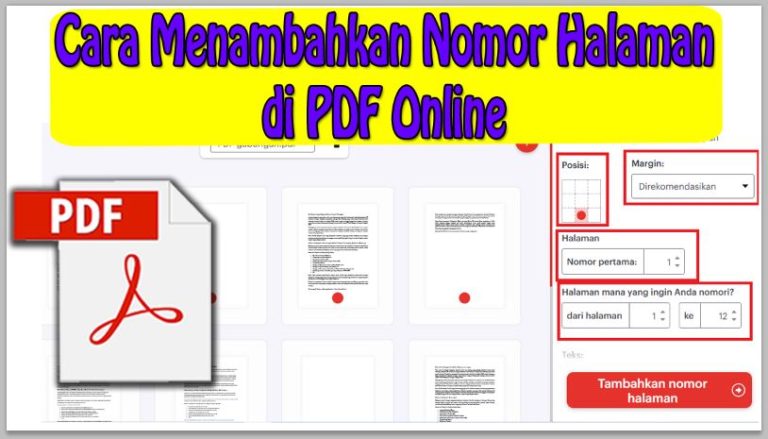 Cara Menambahkan Nomor Halaman di PDF Online