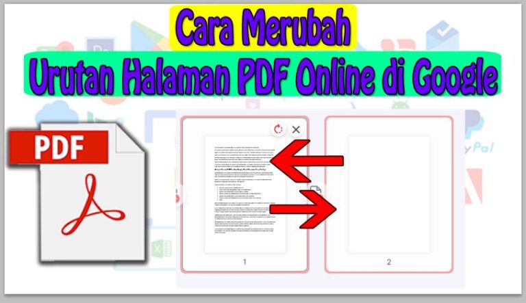 Cara Merubah Urutan Halaman PDF Online di Google